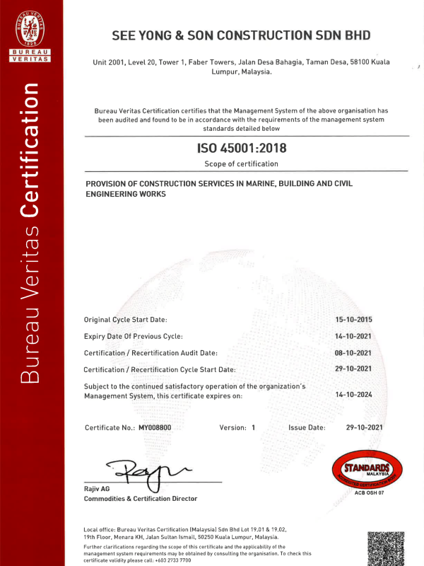 ISO 45001 2018 Certificate-1